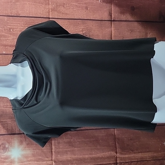 Xenia Design Black Blouse Size L cowl neck - Picture 1 of 9